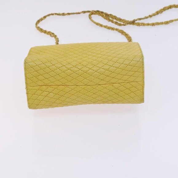 TORY BURCH Bally Tote Bag PVC Leather 2Set Black Yellow - Picture 13 of 14